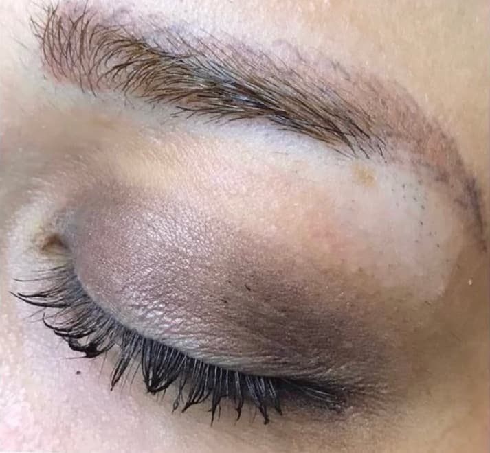 Microblading (kıl tekniği) kaş, uygulama öncesi